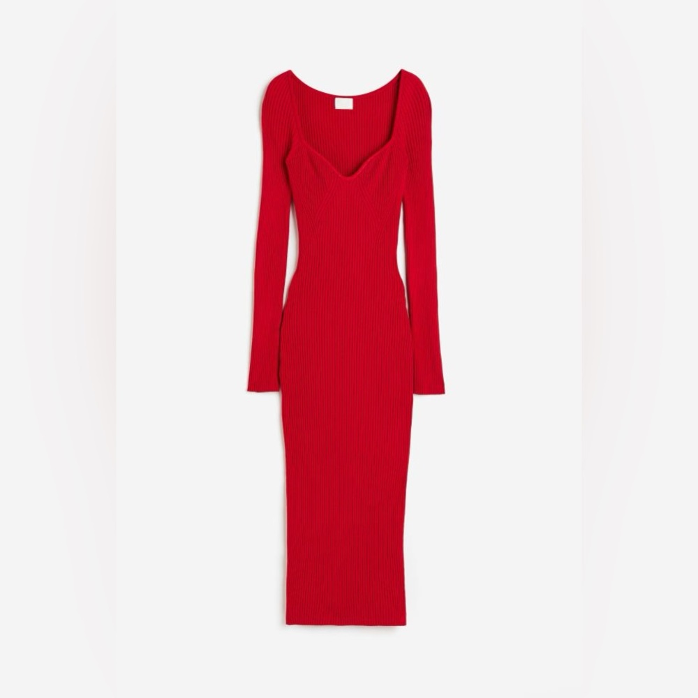 NWT H&M Rib Knit Sweater Dress